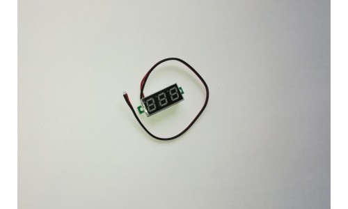 LED Voltmeter WHITE│ Ezee Racing